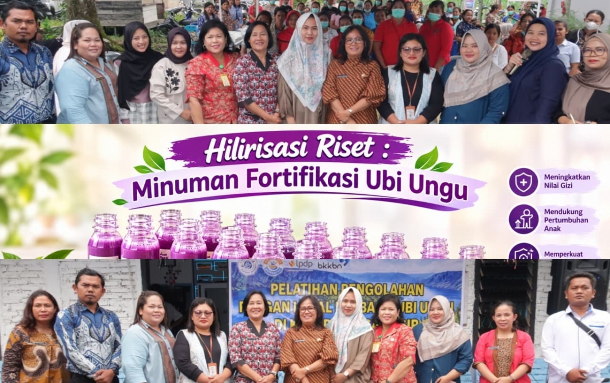 Ubi Ungu Jadi Inovasi Minuman Fortifikasi, UDI Dorong Pemanfaatan Pangan Lokal