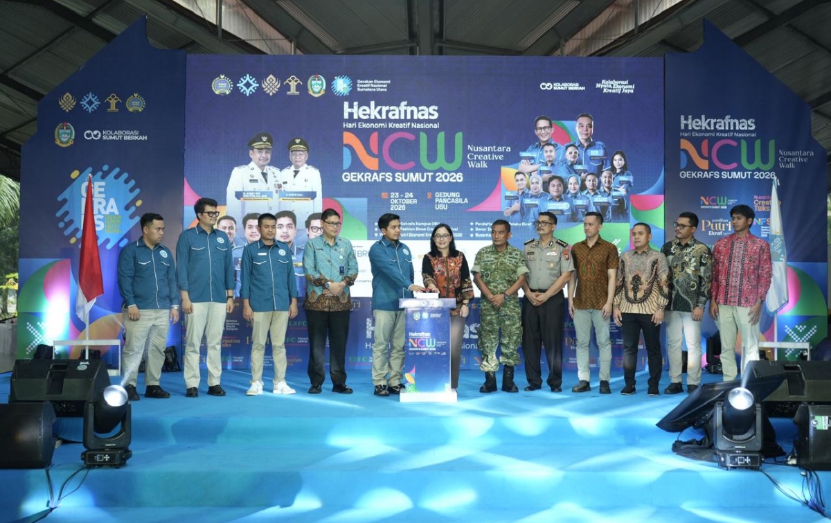 Gekrafs Sumut: Hekrafnas NGW 2026 jadi Panggung Kreativitas