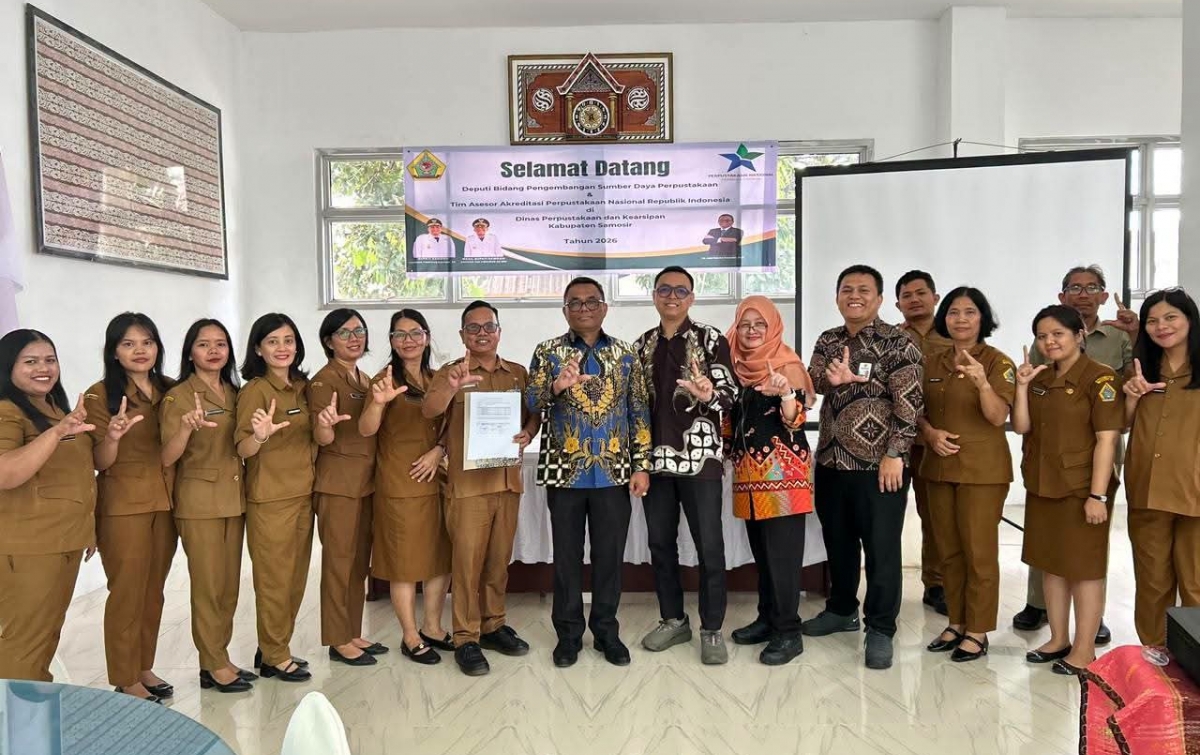 Perpustakaan Daerah Samosir Raih Akreditasi B