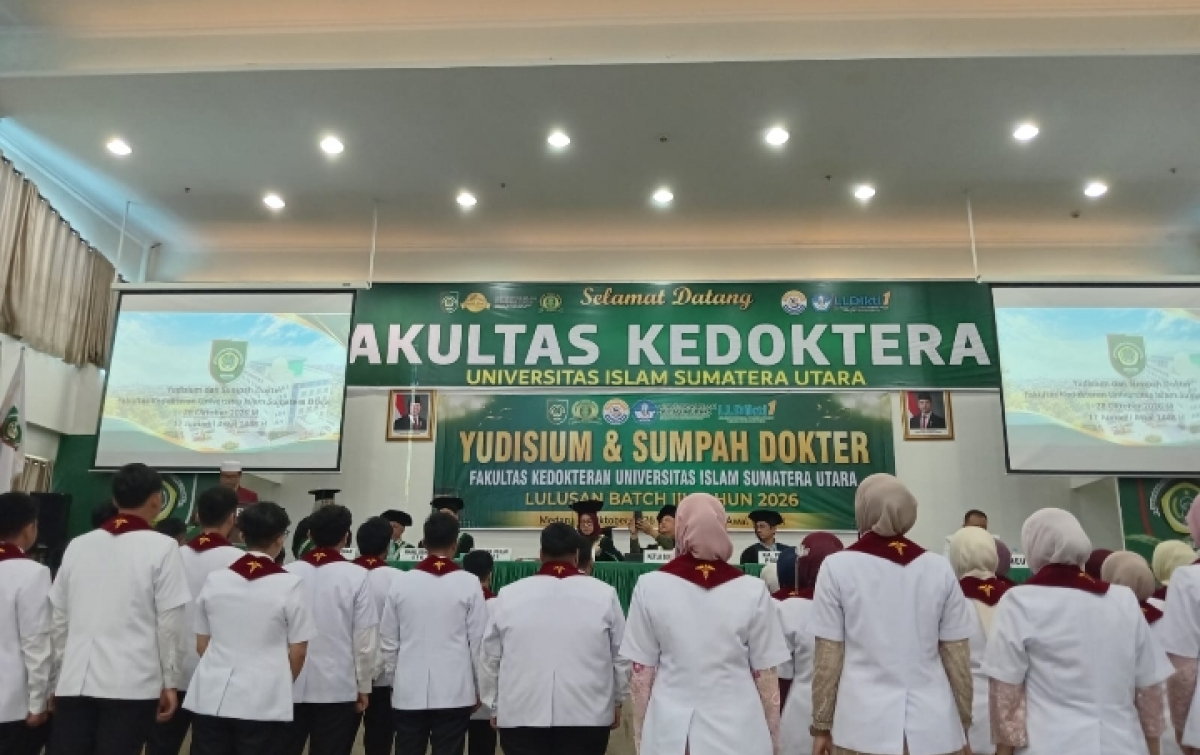 53 Dokter Baru FK UISU Lahir pada Hari Sumpah Pemuda, Dekan Titip Pesan Mendalam