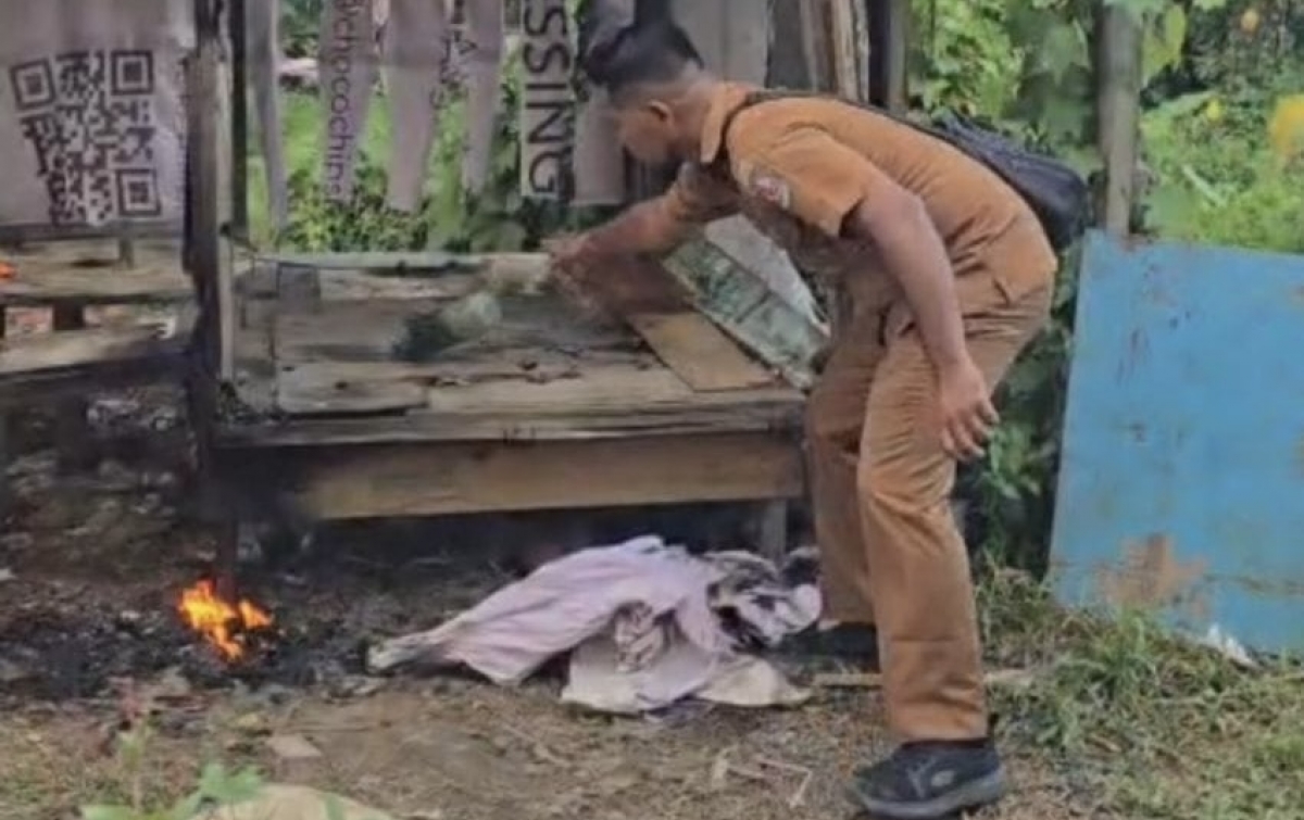 Bupati Deli Serdang Apresiasi Kadus Selambo Bakar Lokasi Peredaran Narkoba