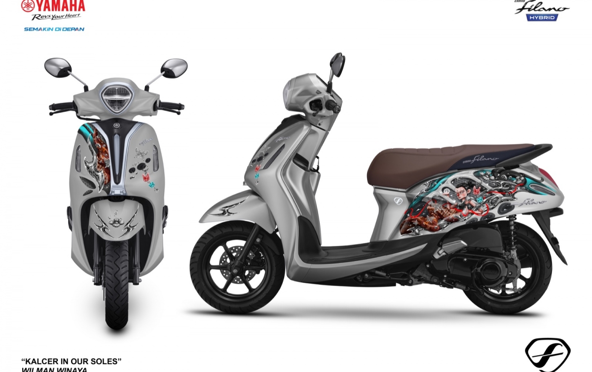 6 Desain Yamaha Grand Filano Hybrid, Tampil Unik dan Antimainstream Bikin Gen Z Kepincut