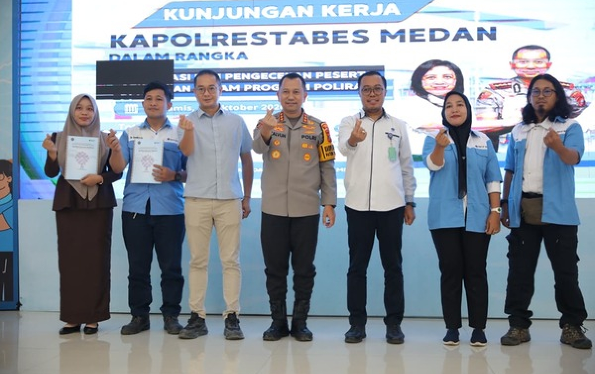 Lantik 64 dari 94 Pencari Kerja, Kapolrestabes : Program Poliran Paling Diminati Warga Medan