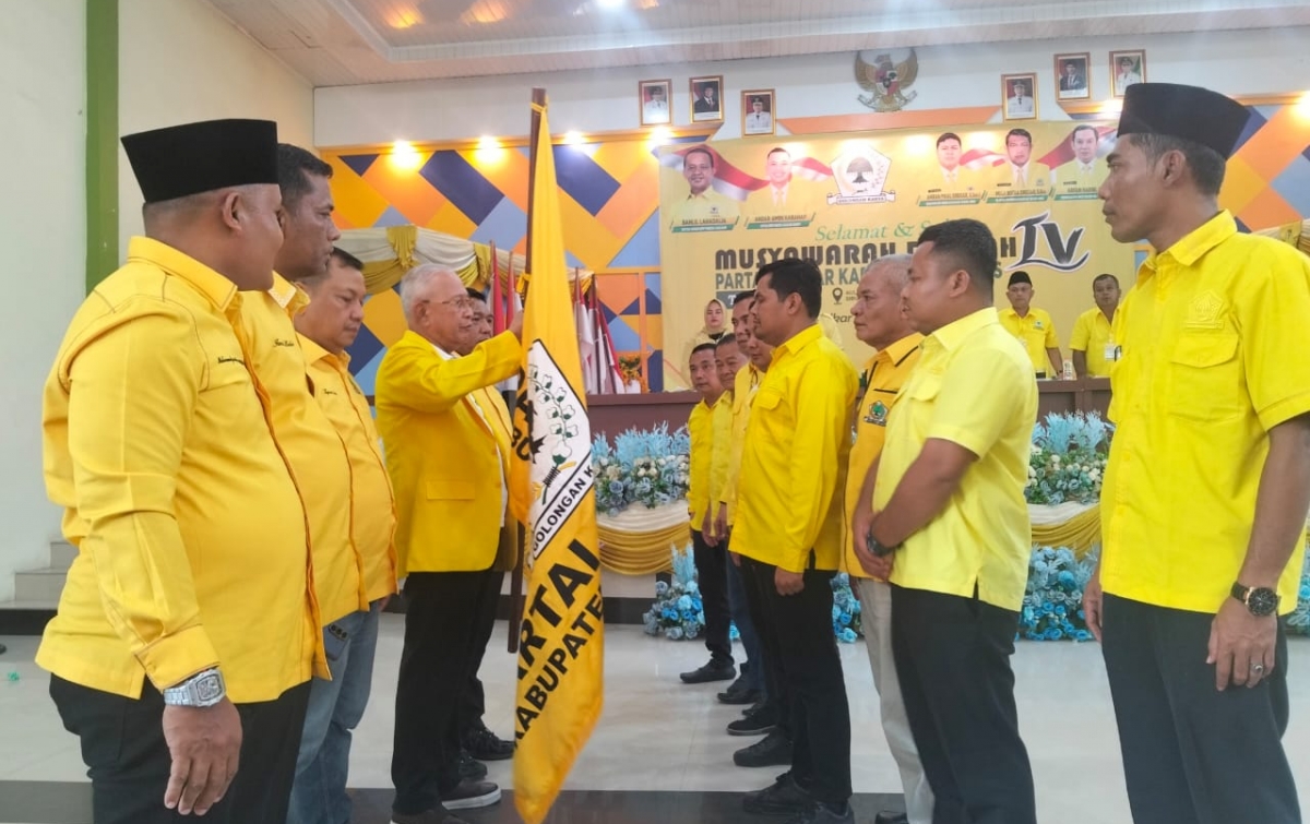Amran Pikal Siregar Terpilih Secara Aklamasi Sebagai Ketua Golkar Palas