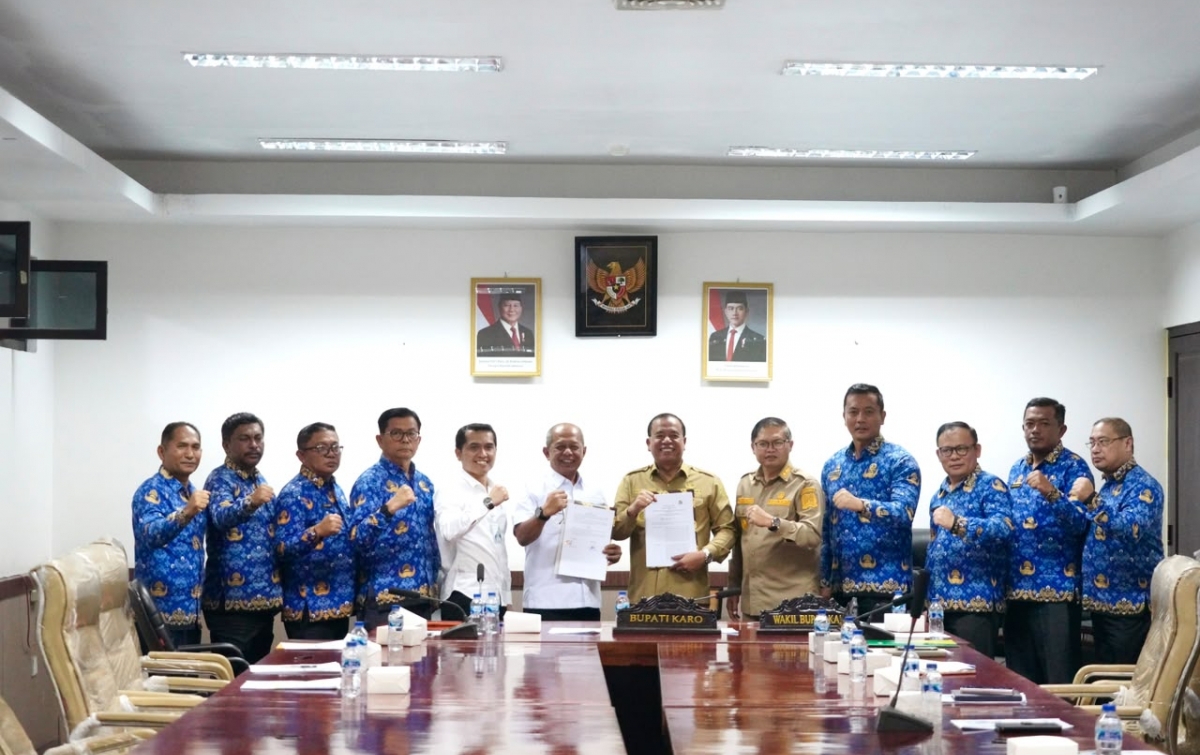 Langkah Konkret Pemkab Karo Proteksi Petani dan UMKM Lewat BPJS Ketenagakerjaan