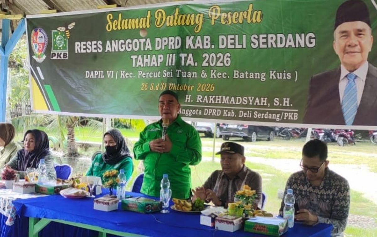 Rakhmadsyah Jemput Aspirasi Masyarakat Nelayan di Percut, Minta Penindakan Narkoba Serta Bedah Rumah Dilanjutkan