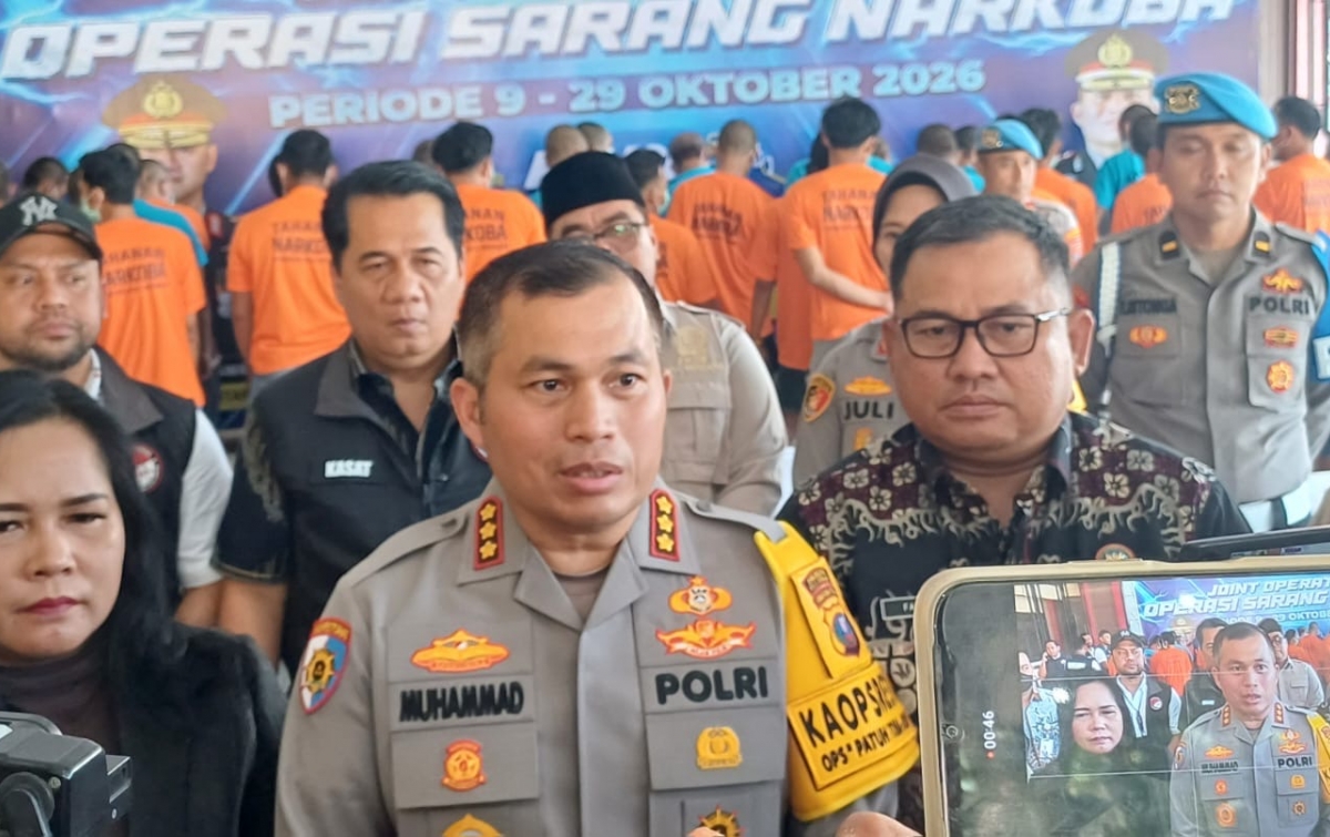 Operasi Sarang Narkoba, Polresta Deliserdang Bekuk 12 Bandar dan Sita 46,5 Kg Narkotika