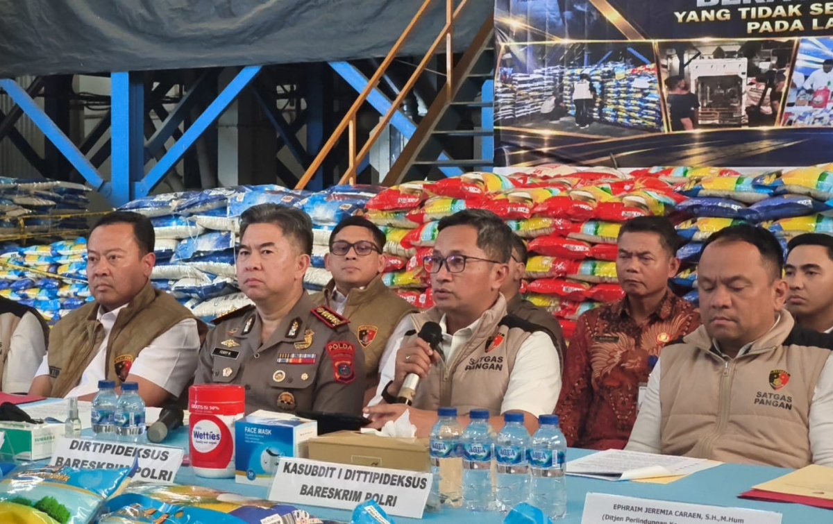 Bareskrim Polri dan Polda Sumut Ungkap Dugaan Kecurangan Beras Fortifikasi, Produksi Capai Rp14,1 Miliar