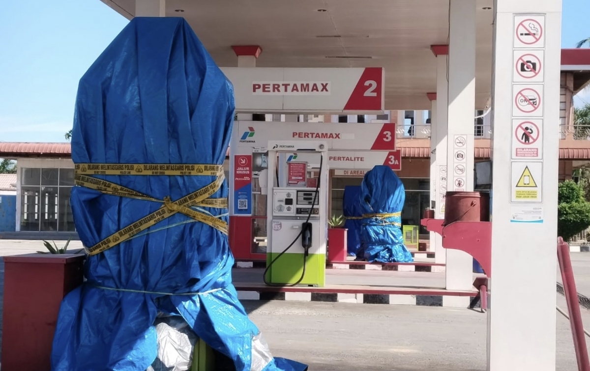 SPBU Sukadamai Sergai Masih Disegel Polisi Usai Bongkar Praktik Curang Takaran BBM Selama 7 Tahun