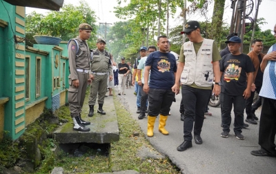 Sapa Warga di Beringin, Rico Waas Siapkan Solusi Banjir hingga 10.000 CCTV