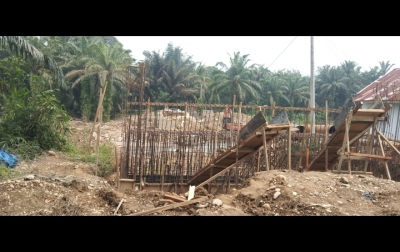 100 Hari Pasca Teken Kontrak, Abutment Jembatan Batang Bulu Baru Berbiaya Rp 13,8 M Belum Terbangun