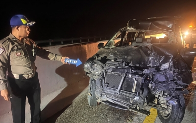 Seruduk Truk Tronton di Tol Medan-Tebing Tinggi, PNS Asal Mandailing Natal Tewas Dini Hari