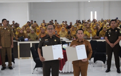 Launching Jaksa Sahabat Pendidik, Kejari Palas Teken MoU dengan Pemkab Palas