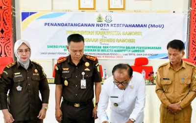 Pemkab Samosir-Kejari Perkuat Pencegahan Penyimpangan di Sektor Pendidikan