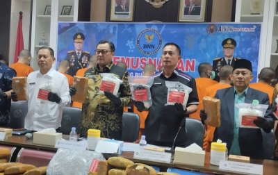 Ungkap Kasus Sepanjang Juni-September 2026   BNNP Sumut Musnahkan 10 Kg Sabu, Ratusan Kilo Ganja Dan Berbagai Jenis Narkoba