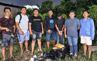 Terendus GPS Motor Rental, Kurir Ganja Ditangkap di Madina