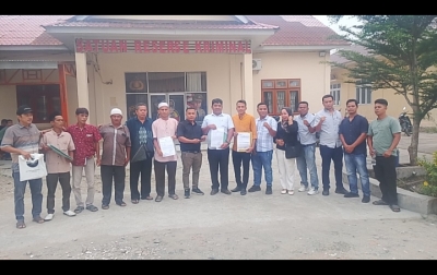 Warga Tiga Desa Laporkan Pengusaha PHI ke Polres Padanglawas
