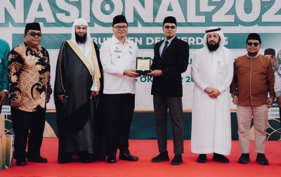 Buka Perlombaan Sambut HSN 2026, Bupati Deli Serdang Ajak Pesantren Cetak Santri Berdaya Saing