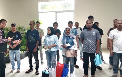 15 WNI Ilegal Asal Sumut dan Aceh Dideportasi dari Malaysia, Sempat Ditahan hingga 6 Bulan