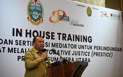 Pemprov Sumut Perkuat Pelayanan Hukum hingga Desa, Tingkatkan Kapasitas Paralegal