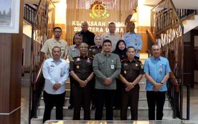 Perkuat Kolaborasi Pemprov Sumut–Kejati, Bobby Nasution Bahas Pembangunan 2027