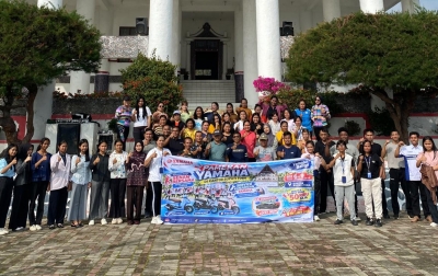 Yamaha Filano dan Fazzio Jadi Perhatian Pengunjung Pameran Yamaha di Kantor Bupati Toba