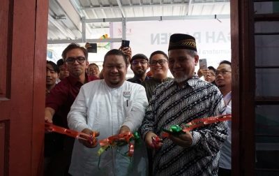 Senator K.H. M. Nuh Resmikan Rumah Singgah Pasien Kolaborasi FOZ Sumut