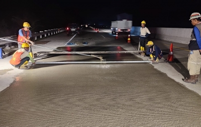 Hutama Karya Genjot Pemeliharaan JTTS Sekaligus Bangun Akses Baru Tol Terpeka