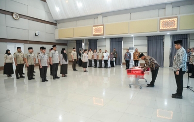 Lantik 15 Pejabat Bapenda, Pj Sekdaprov Sumut Tekankan Optimalisasi PAD