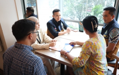Kepala Bapenda Medan Tinjau Pendaftaran QRESTO Gerai Fountain di Lippo Plaza