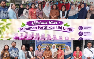 Ubi Ungu Jadi Inovasi Minuman Fortifikasi, UDI Dorong Pemanfaatan Pangan Lokal