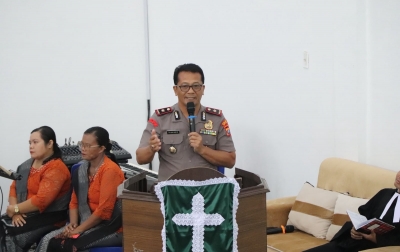 Waka Polres Sergai Gelar Minggu Kasih di HKBP Sei Rampah, Ajak Jemaat Bersinergi Jaga Kamtibmas dan Jauhi Narkoba