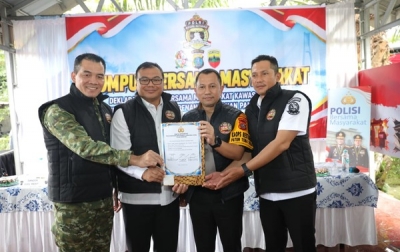 Kapolrestabes Medan dan Warga Deklarasi Tolak Narkoba,  Jermal Jadi Percontohan