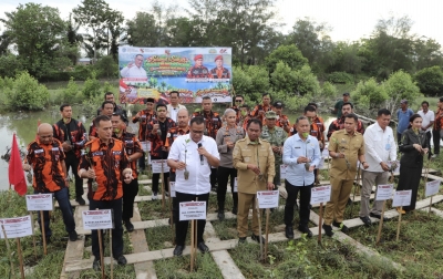 Wujud Nyata Pelestarian Alam, MPW Pemuda Pancasila Sumut Tanam 100 Ribu Pohon Semarakkan HUT ke-67