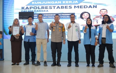 Lantik 64 dari 94 Pencari Kerja, Kapolrestabes : Program Poliran Paling Diminati Warga Medan