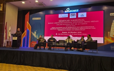 BANI Medan Dorong Akademisi Aktif Kembangkan Arbitrase Nasional