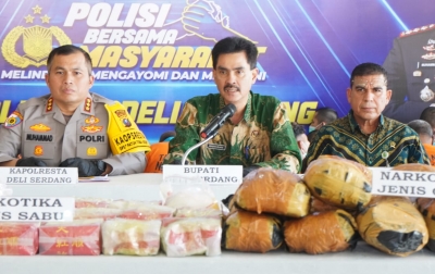 Pemkab Deli Serdang Apresiasi Operasi Polresta Amankan 12 Bandar Narkoba dan 46,5 Kg Narkotika 